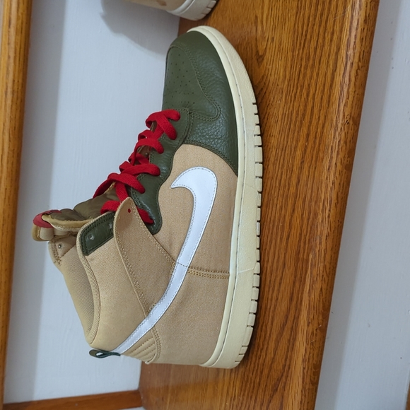 Nike Dunk High, 2012, Jersey Gold / White / Iguana, 317982 704, Sz 12 SWEET RARE - Picture 3 of 9